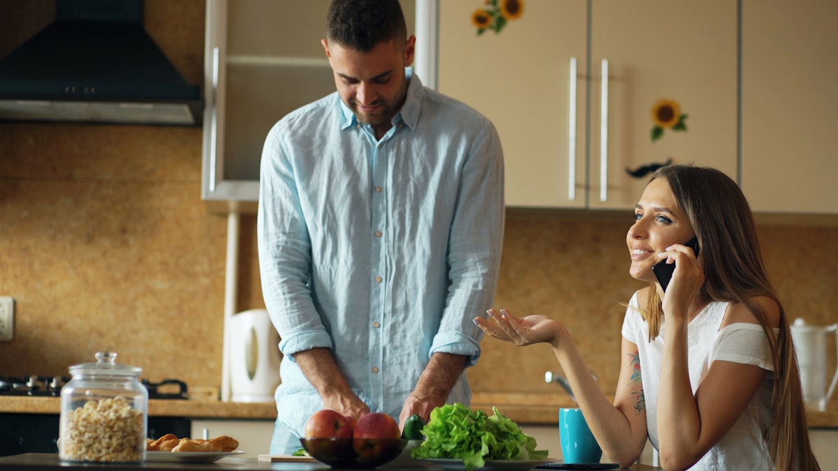Budget meal planning concept